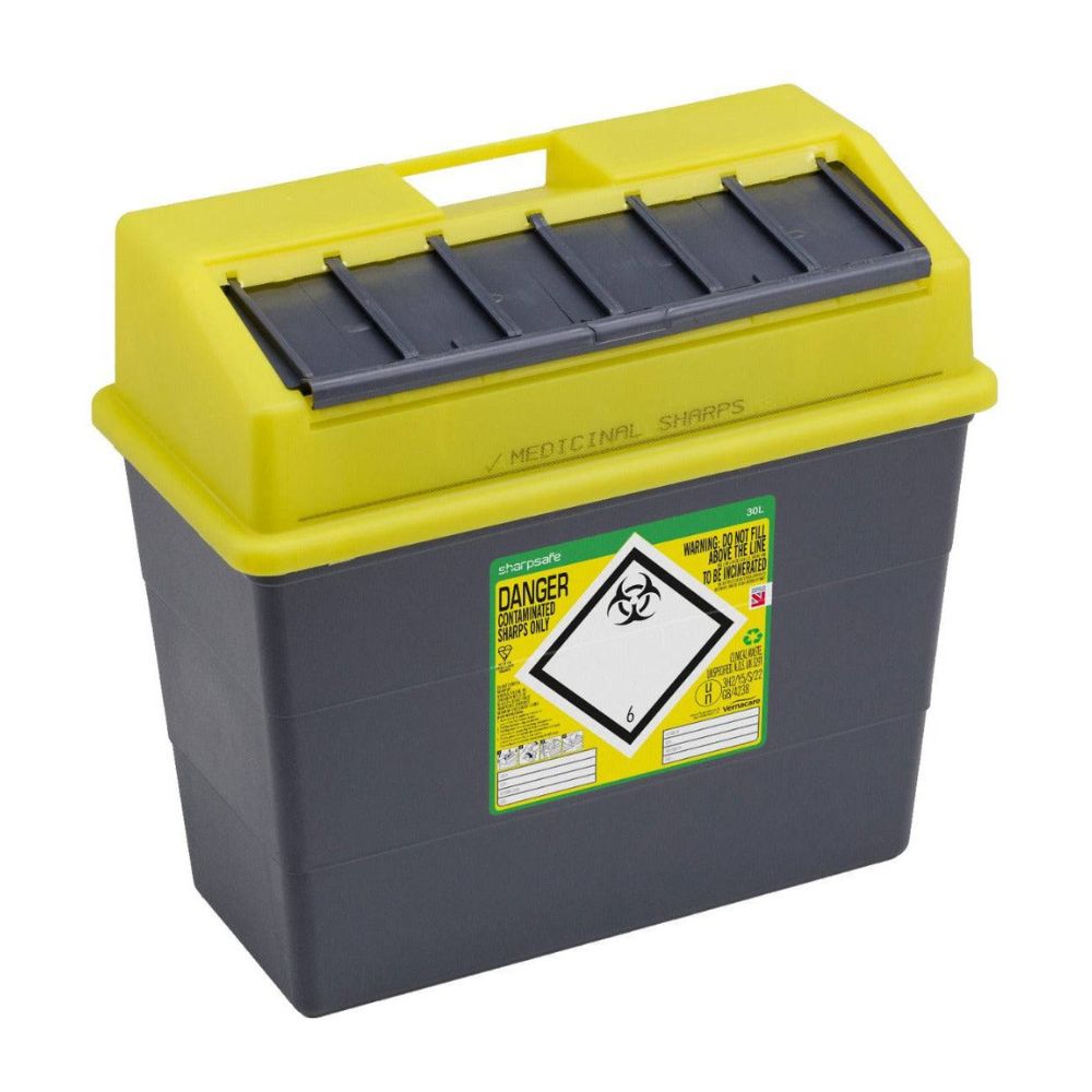 30 Litre Sharpsafe Yellow Sharps Bin
