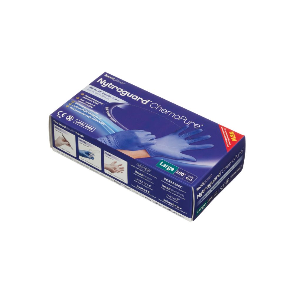 Nytraguard Chemopure Nitrile Gloves Box of 100