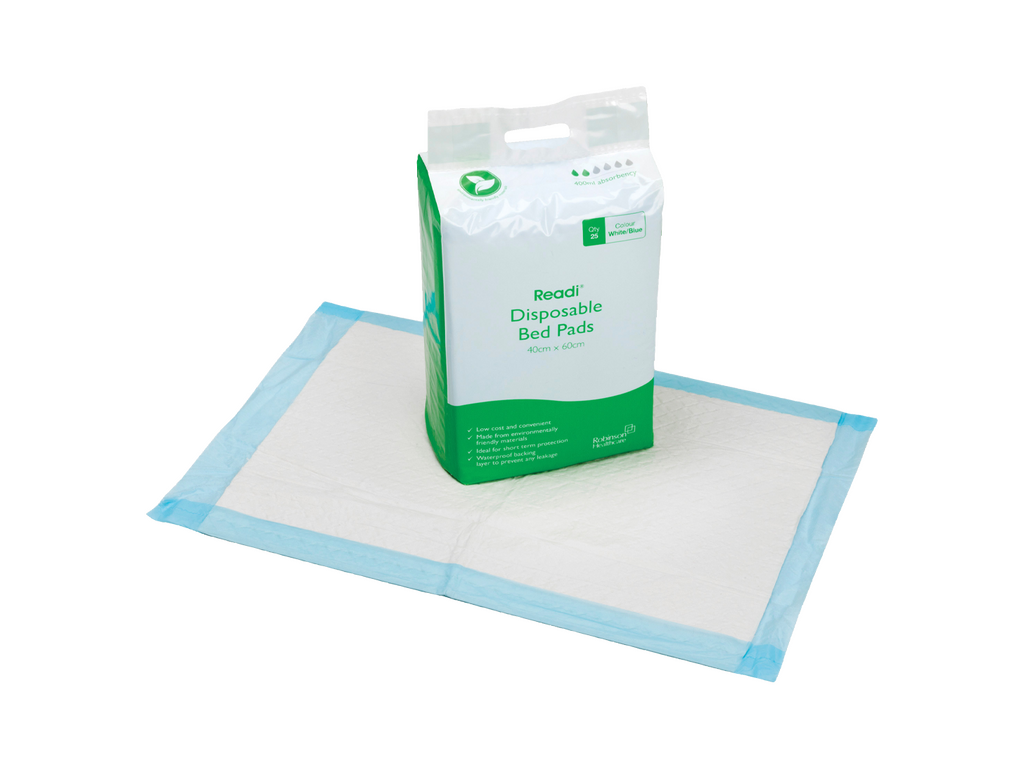 Green Readi Disposable Bed Pads Pack of 25