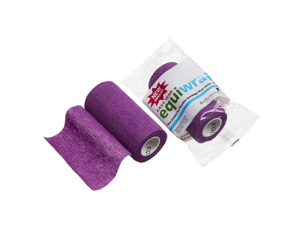 10cm X 4.5m Equiwrap Cohesive Bandage Purple