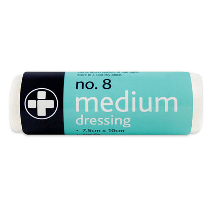 7.5cm x 10cm No.8 Medium Dressing - UKMEDI - UK MEDICAL SUPPLIES