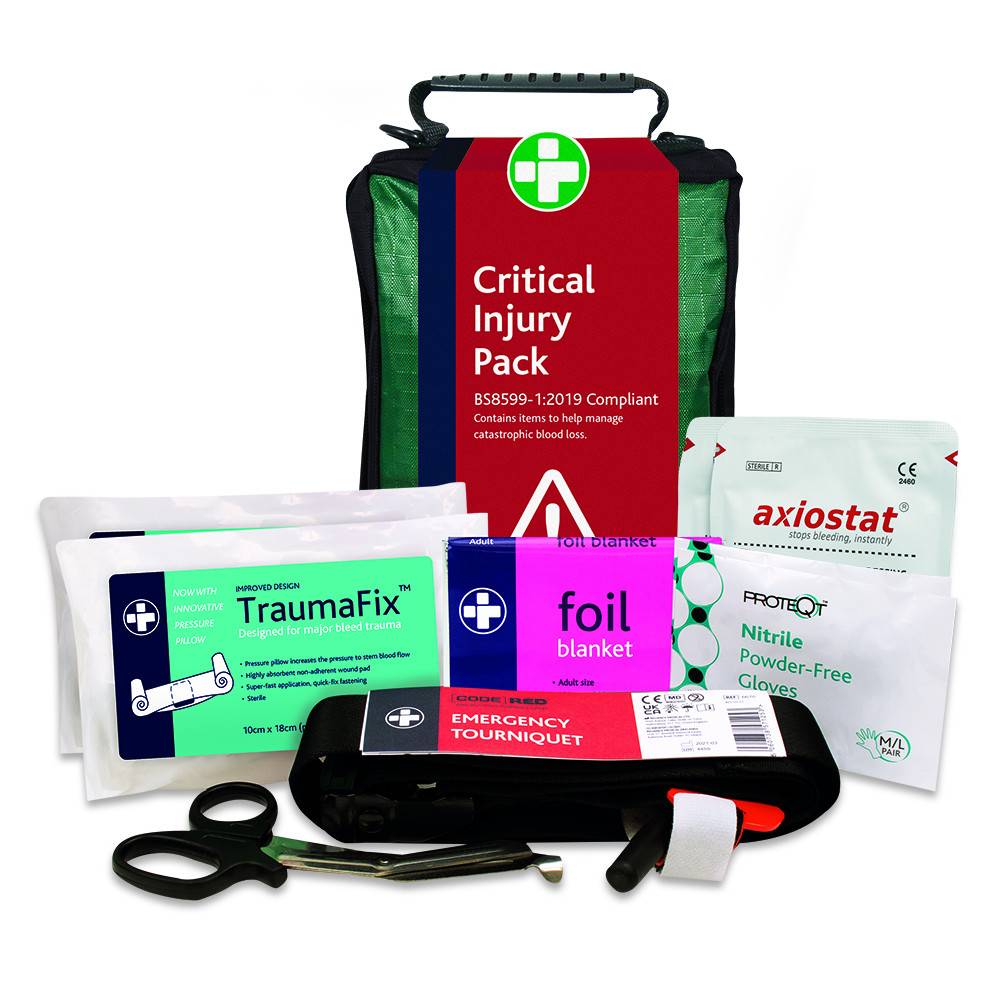 BS8599-1:2019 Critical Injury Pack in Stockholm Bag - UKMEDI