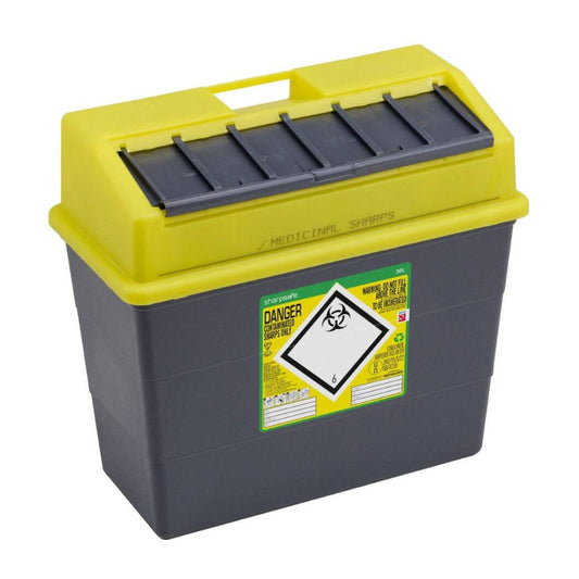 30 Litre Sharpsafe Yellow Sharps Bin