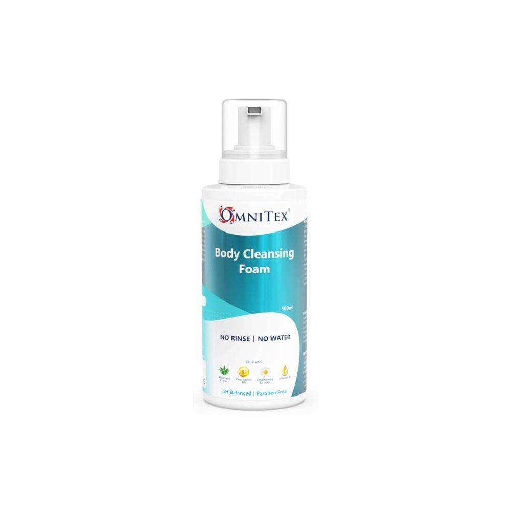 Omnitex 500ml Rinse Free Body Cleansing Foam
