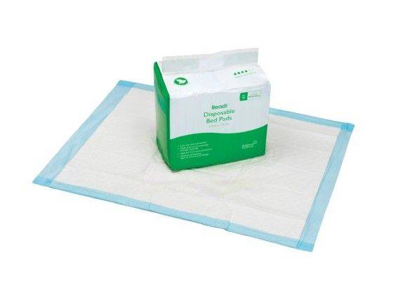 57cm x 75cm 10ply Readi Disposable Bed Pads Pack of 25