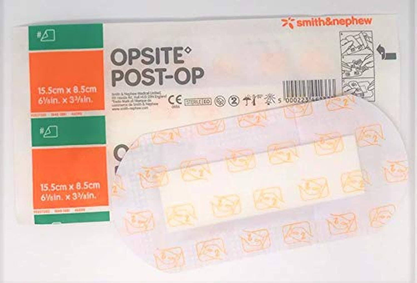 15.5cm x 8.5cm Opsite Post Op Waterproof Dressing