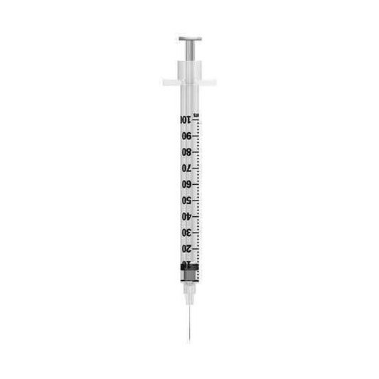 1ml 0.5 inch 29g BD Microfine Syringe and Needle u100 324827 UKMEDI.CO.UK