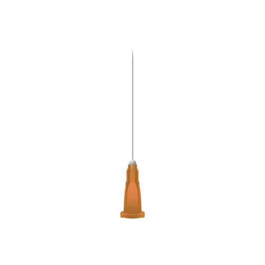 25g Orange 1.5 inch Unisharp Needles ULO UKMEDI.CO.UK
