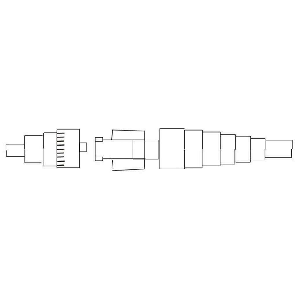 Drain Connector Female/Male Combi Pack M9075 UKMEDI.CO.UK