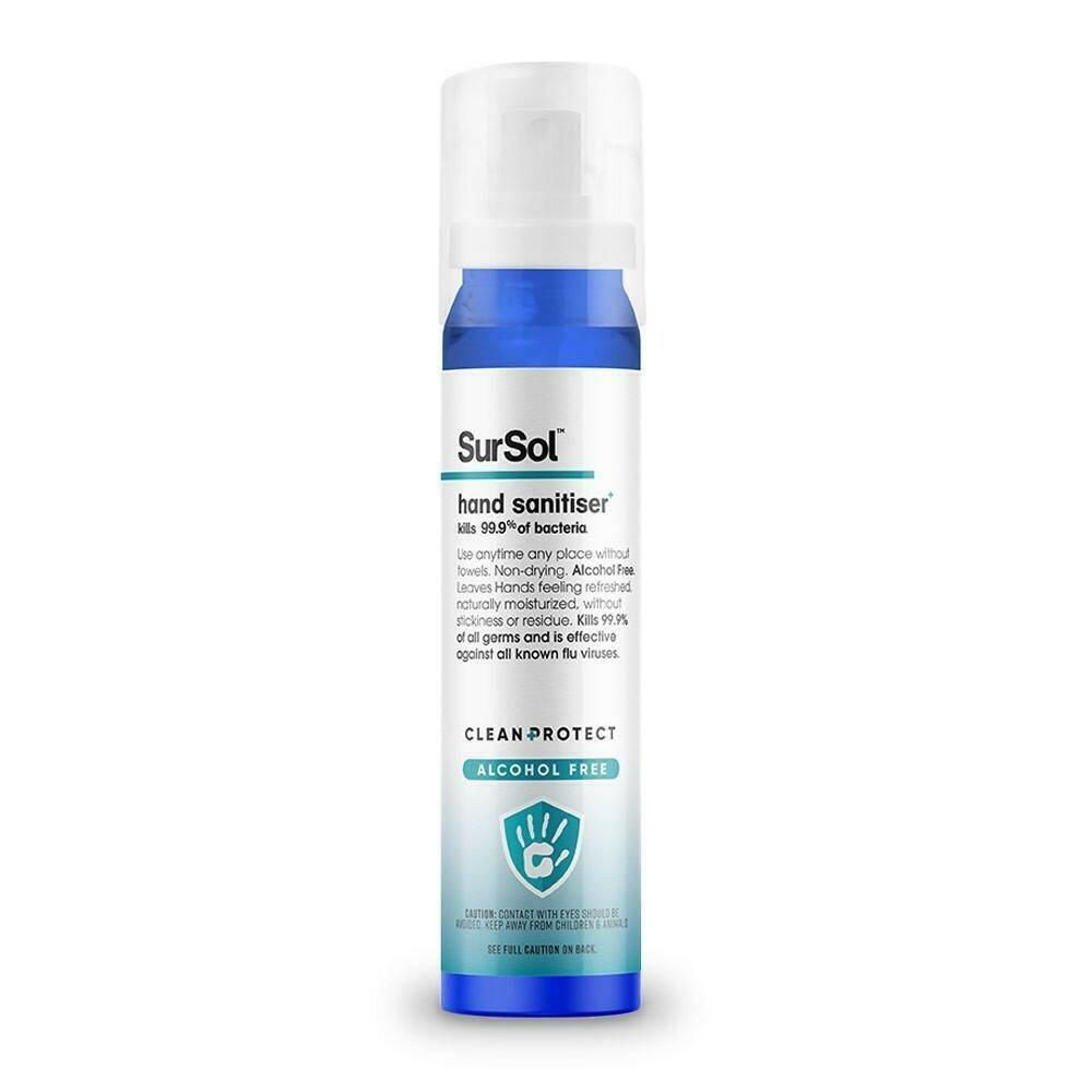 SurSol Alcohol-Free Spray Hand Sanitiser - 75ml Bottle