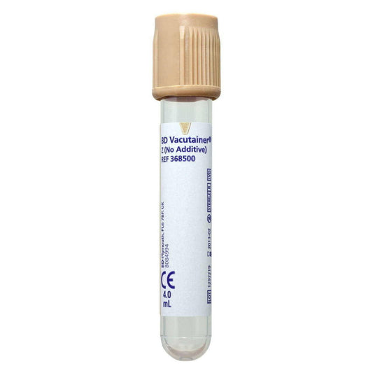 BD Vacutainer 4ml Tube for Urinalysis Beige Top 368500 UKMEDI.CO.UK