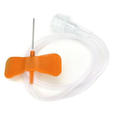 25g 3/4 inch Butterfly Winged Infusion Set PSV-25-ET-ICU UKMEDI.CO.UK