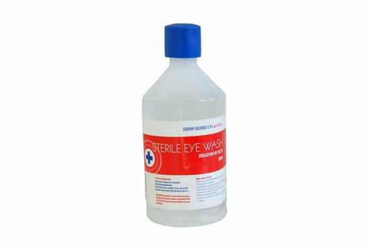 500ml Sterile Eye Wash Solution QE0701 UKMEDI.CO.UK