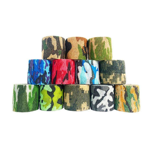 5cm x 4.5m Inksafe Camouflage Self Adherent Cohesive Bandages Box of 12