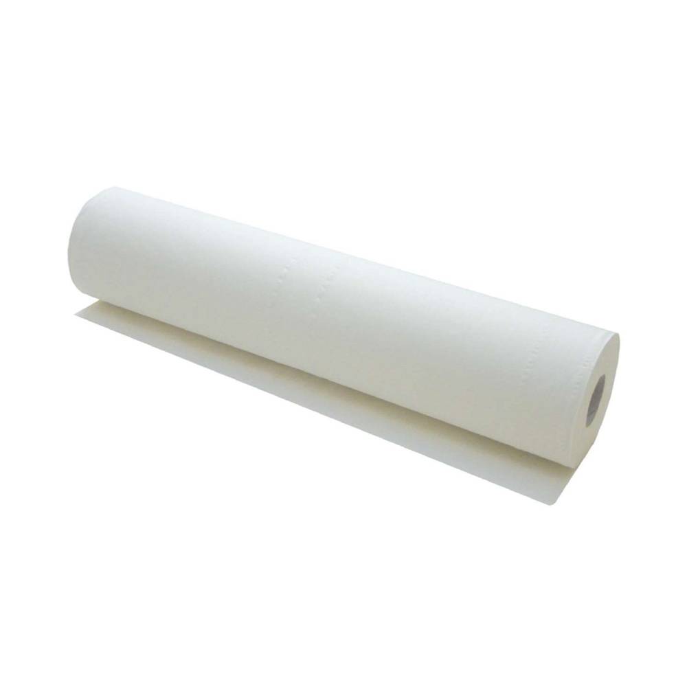 50cm x 40m White 2 Ply Couch Roll 100 Sheets