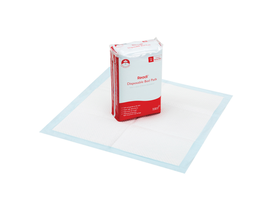 60cm x 60cm Readi Disposable Bed Pads Sap 950ml x 25 Pads