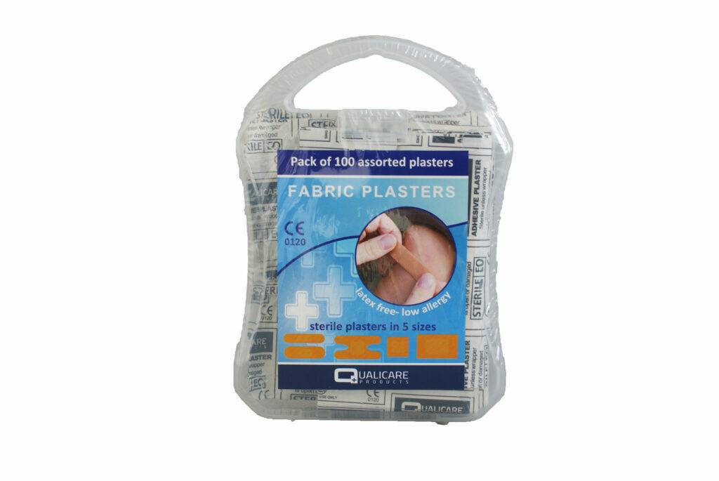 100 Assorted Fabric Plasters QP7061 UKMEDI.CO.UK