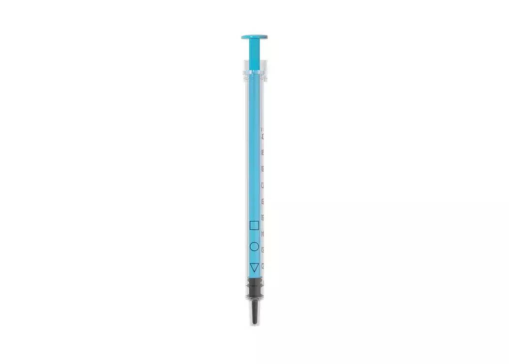 Reduced Dead Space - 1ml Acuject Low Dead Space Syringes Blue - OMACLDS1B UKMEDI.CO.UK UK Medical Supplies