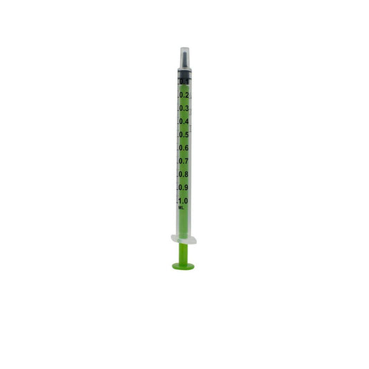 1ml Acuject Low Dead Space Syringes Green - UKMEDI