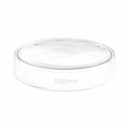 100mm Glass Petri Dish Teqler 135841 UKMEDI.CO.UK