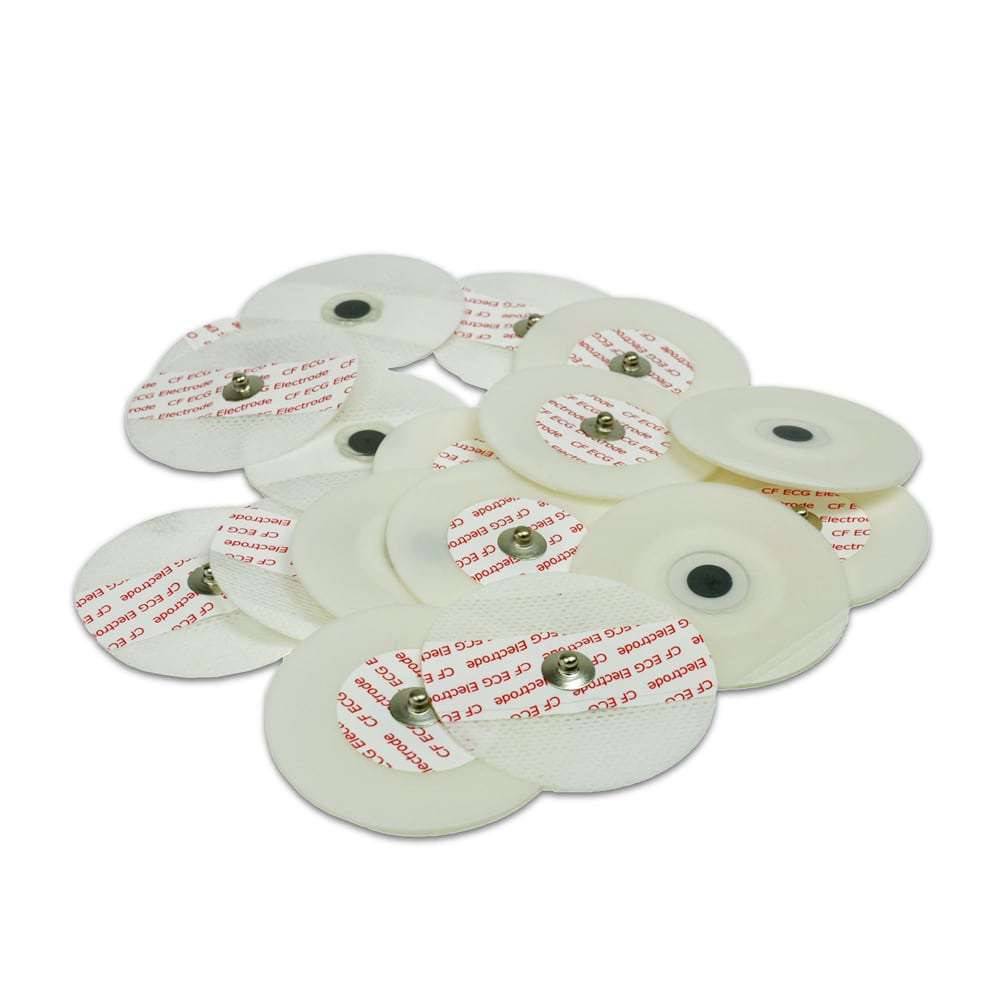 Disposable ECG Electrodes for Button Adapters Foam Pack of 50 - UKMEDI